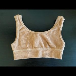 Skims Waffle Scoop Bra Size S